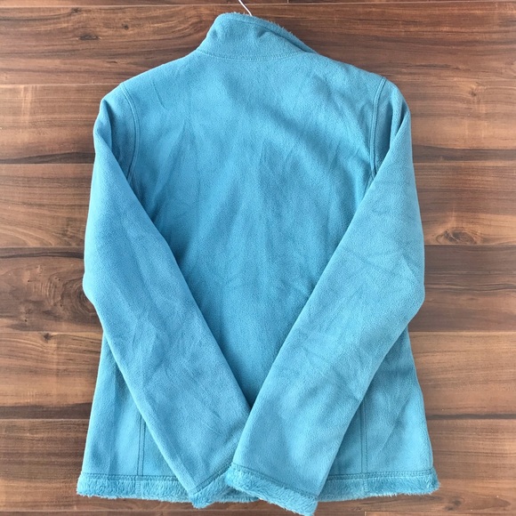 EUC Uniqlo reversible fleece warm jacket size M - Picture 2 of 7